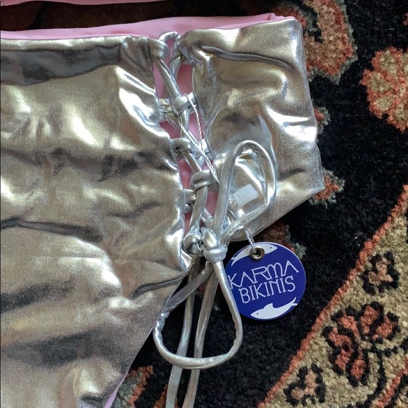 Metallic two piece bikini - Picture 2 of 6